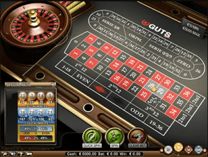 Roulette layout - Guts