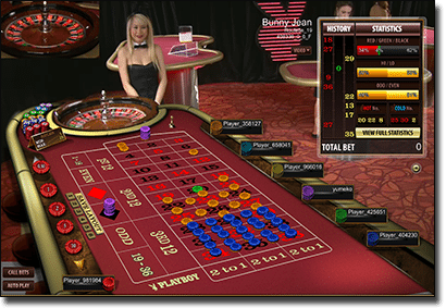 Play Playboy Bunny Live Dealer Roulette for AUD at Royal Vegas