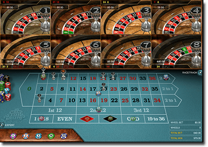 Microgaming multi-wheel roulette online real money