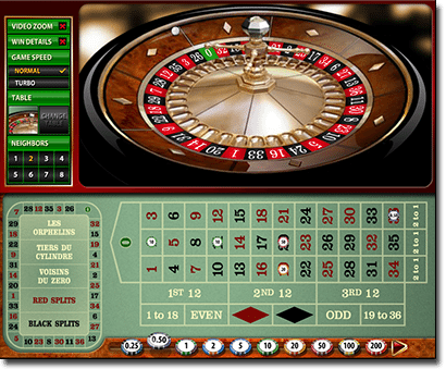 Online roulette - How to place a straight up bet