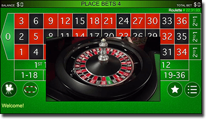 Evolution Gaming iPhone roulette at Guts Mobile Casino