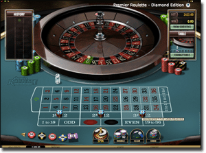 Premier roulette by Microgaming