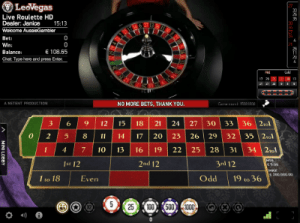 Live roulette Pro by NetEnt