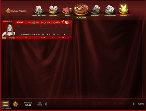 Microgaming live dealer roulette lobby