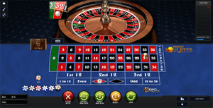 Penny Roulette betting options